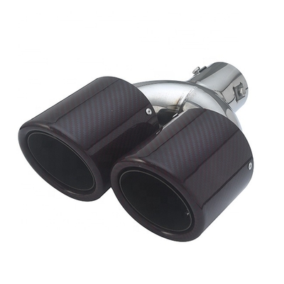 Automobile Exhaust Pipe 3&quot; Carbon Fiber Muffler Tip Car Exhaust Pipe YFX-1134B